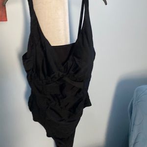 Women's black one piece